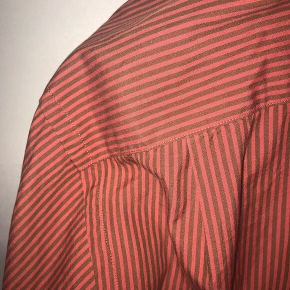 J. Crew Men's Red Striped Button Down Shirt - Picture 12 of 13